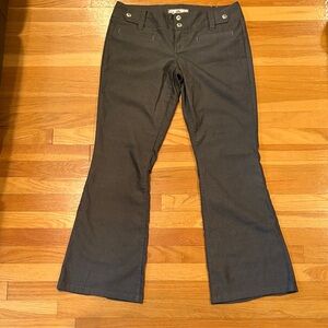 NORI Herringbone striped patterned women’s pants with wide cut (junior)